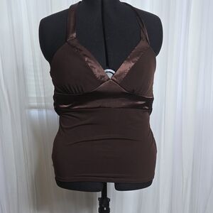 Elegant Brown Camisole Top